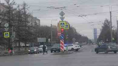 ДТП на перекрёстке Благодарной улицы и Новоизмайловкого проспекта