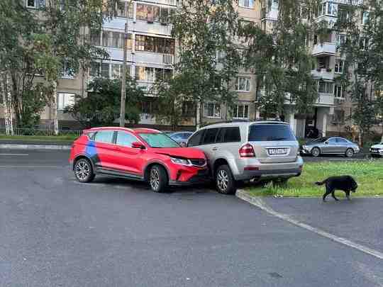 У кого-то утро будет не добрым На въезде во двор  между Кржижановского, 8 лит…