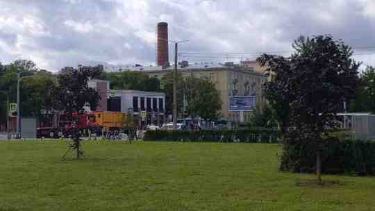 Перекрёсток Гагарина и Бассейной, в сторону СКА арены проезд перекрыт, будьте внимательны