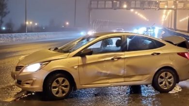7 января в 23:00 произошло ДТП на участке внутреннего кольца КАД 41-42 км, с…