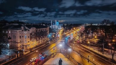 Вечер у метро Горьковская Фото: kvant_man