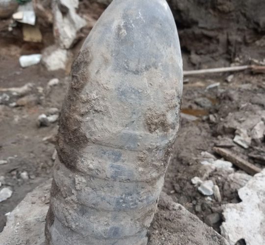 Неразорвавшуюся 50-килограммовую бомбу образца 1867 года обнаружили на стройке в Александровском парке в Петербурге….