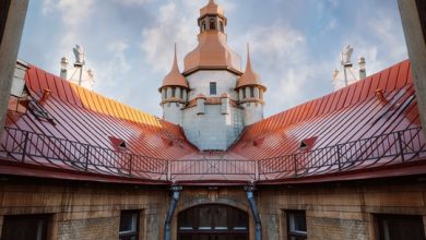 Башня дома городских учреждений. Фото: paveldemichev