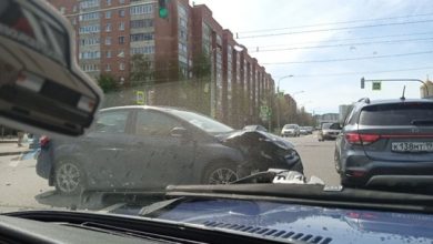 На перекрëстке Авиаконструкторов ДТП