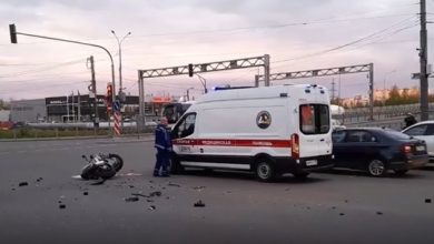 Новости нашего Мегаполиса: 1. На улице Передовиков скутер протаранил полицейскую машину, момент ДТП попал…