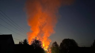 В Пгт Рябово, Тосненского района сгорел Барак Тосненский район, п. Рябово, ул. Рычина На…