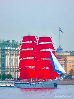 На репетиции праздника «Алые паруса» Фото: alex_masterhapkido