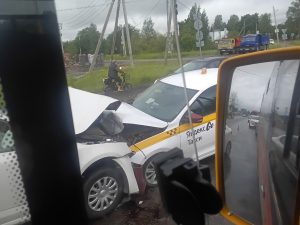 На Мягловском шоссе в 8 утра была авария