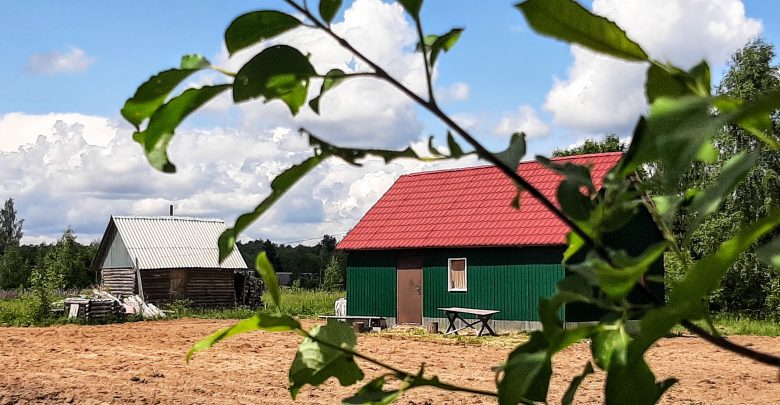 БРЕВЕНЧАТЫЙ ДОМИК С БАНЕЙ НА УЧАСТКЕ 15 СОТОК ИЖС В ПЕЧОРСКОМ РАЙОНЕ ПСКОВСКОЙ ОБЛАСТИ….