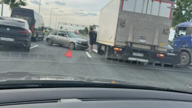 На Пулковском шоссе какой-то странный разворот