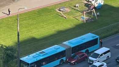 В 17:20 на Коломенском столкнулись Пыжик и лазурный. Пробке быть