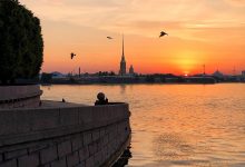 Утро на Стрелке Васильевского острова. Фото: nikitina__marinka