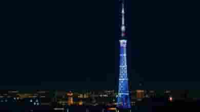 22 августа петербургская телебашня окрасится в цвета триколора в честь Дня национального флага
