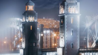 Большеохтинский мост в тумане. Фото: andrei_mikhailov