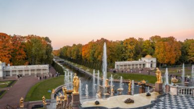 В Петергофе завершился сезон фонтанов: с 5 ноября парки станут бесплатными для посещения и…