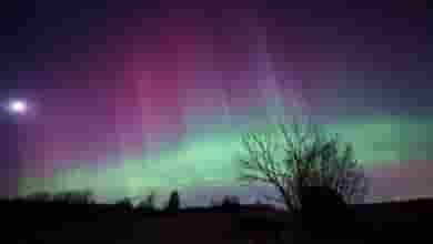 Сегодня ночью прогнозируются высокая вероятность полярных сияний. Северное сияние будет видно достаточно южно, до…