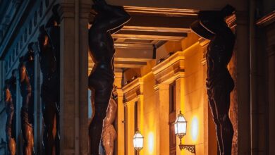 Атланты Эрмитажа. Фото: andrei_mikhailov