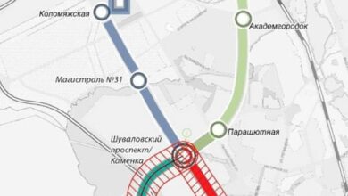 Станция «Коломяжская» появится на севере фиолетовой линии. Участок перегона от станции «Шуваловский проспект» до…