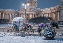 Зимний вечер на Невском проспекте. Фото: andrei_mikhailov