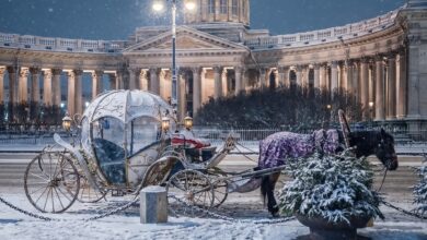 Зимний вечер на Невском проспекте. Фото: andrei_mikhailov