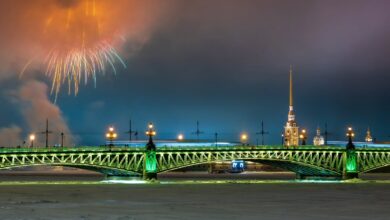 Праздничный салют в честь 82-й годовщины полного освобождения Ленинграда от фашистской блокады. Фото: natalia_krasnova_